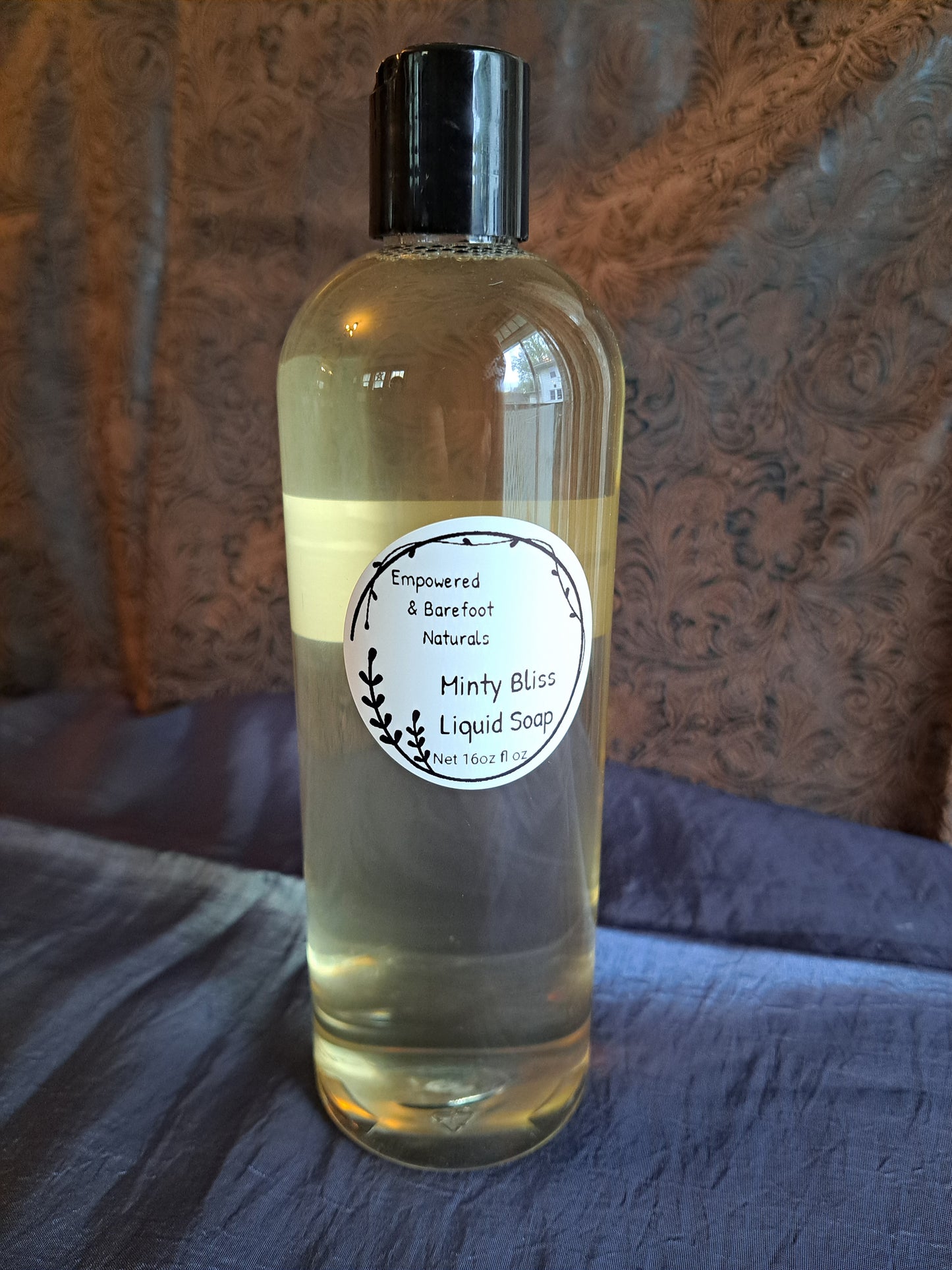 Minty Bliss Handcrafted Liquid Soap