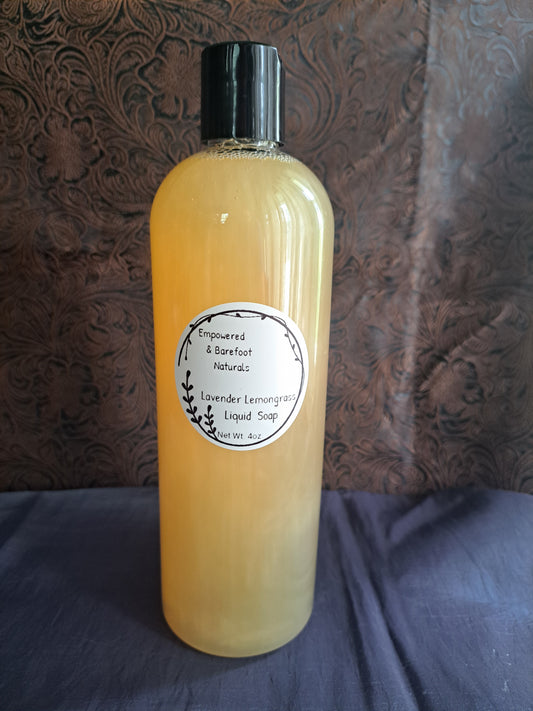 Lavender Lemongrass Handcrafted Liquid Soap