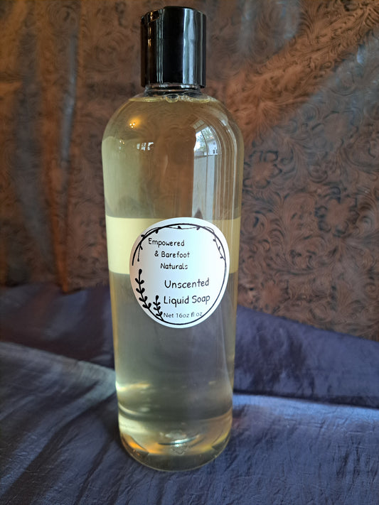 Unscented Handcrafted Liquid Soap